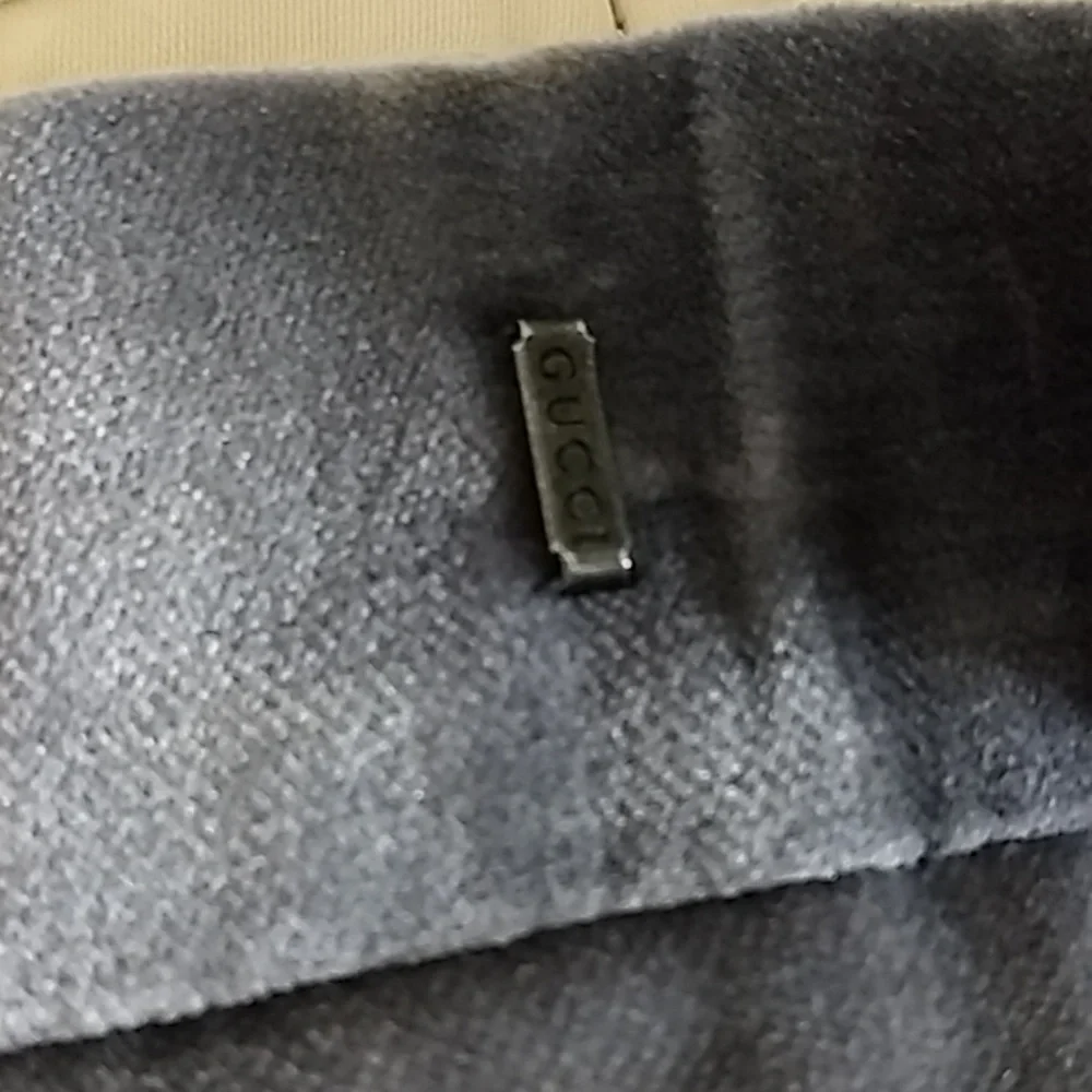 Gucci velvet grey pants